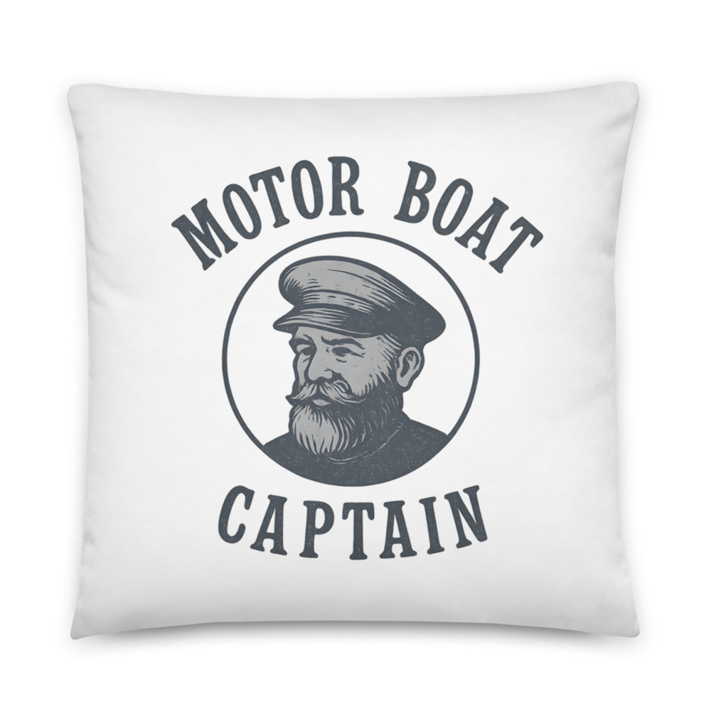 Monochromatic bearded man in flat cap Pillow front view — Wandering With Pride