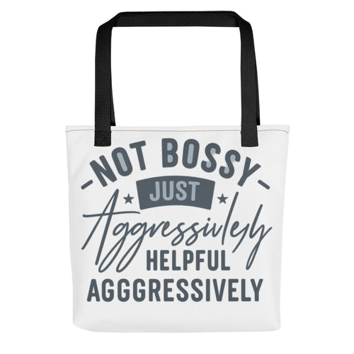 cat wearing a floral hippie hat, seated peacefully Tote Bag front view — Wandering With Pride