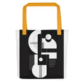 abstracted face illustration Tote Bag front view — Wandering With Pride