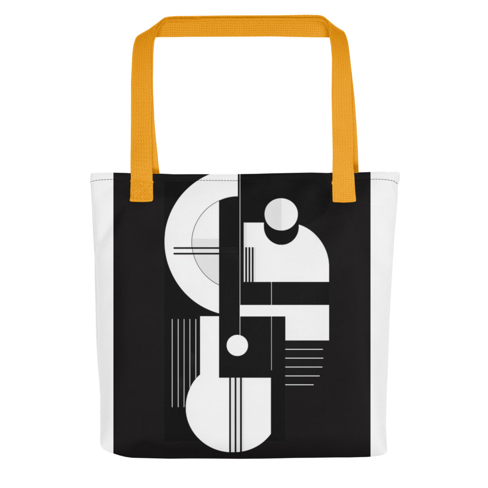 abstracted face illustration Tote Bag front view — Wandering With Pride