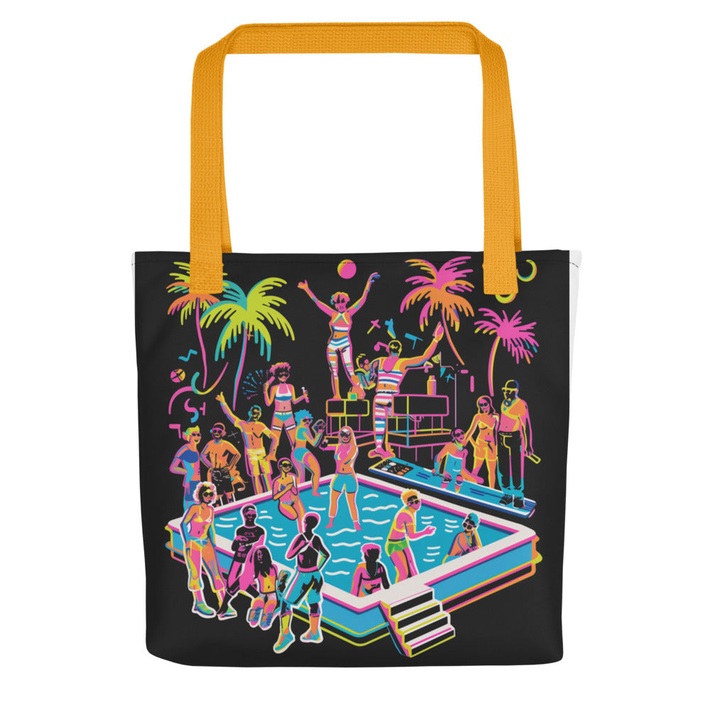 Unidentifiable subject due to abstract or obscured visual elements Tote Bag front view — Wandering With Pride