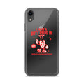 anthropomorphic butt plug character illustration iPhone Case front view — Wandering With Pride