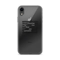 Everything is fine. Trust your government. typography iPhone Case front view — Wandering With Pride