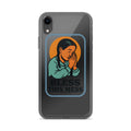 silhouetted person praying iPhone Case front view — Wandering With Pride