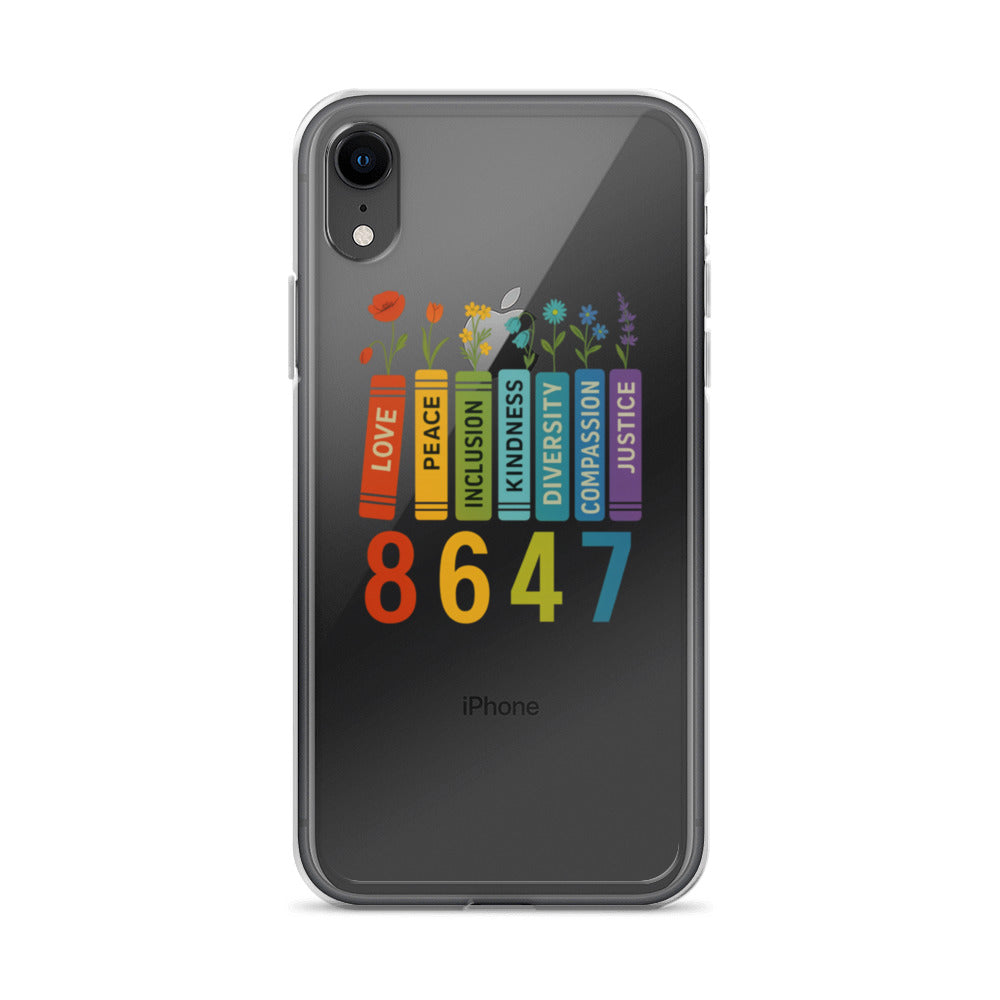 Timeline of years 2016–2061 iPhone Case front view — Wandering With Pride