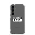 ABOLISH I.C.E. typography Samsung Case front view — Wandering With Pride