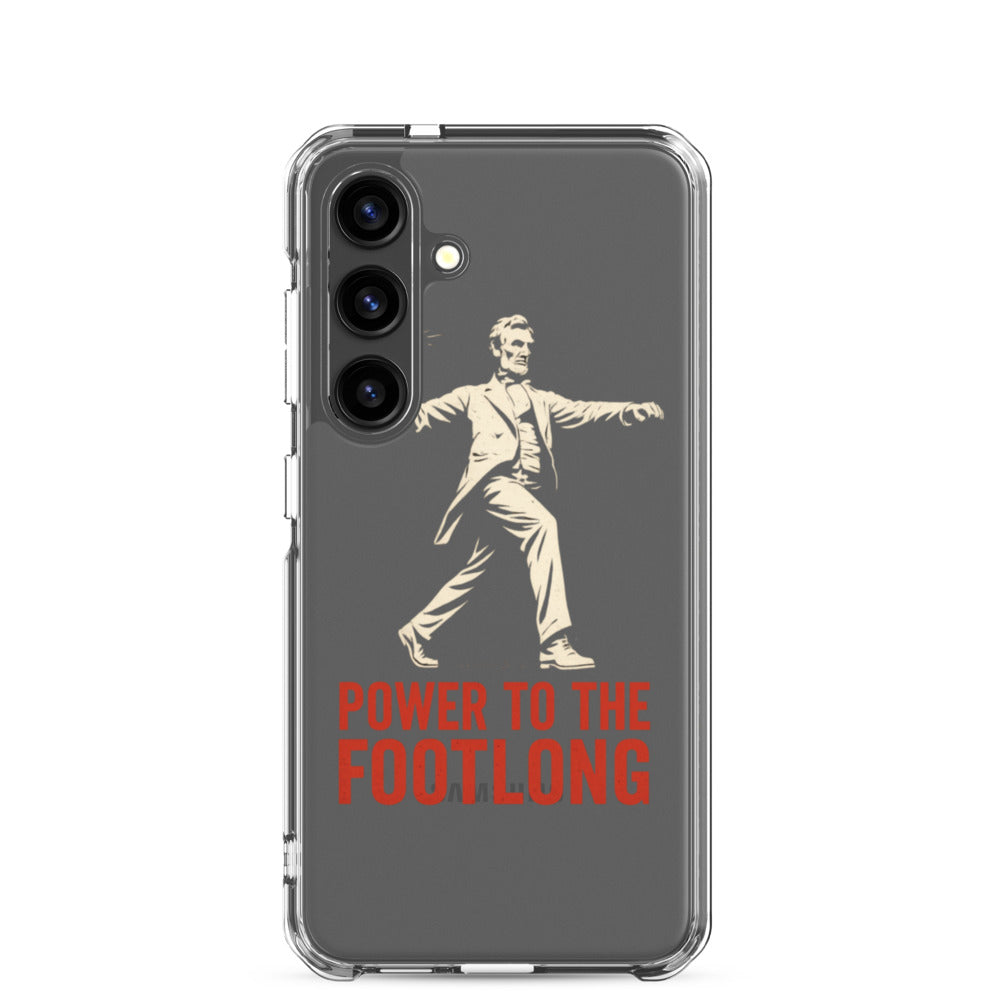 Monochromatic illustration of a man in a suit and fedora Samsung Case front view — Wandering With Pride