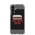 cartoon sandwich with 'DON'T BREAD ON ME' text Samsung Case front view — Wandering With Pride