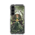illustration of ethereal woman in nature Samsung Case front view — Wandering With Pride