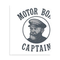 Monochromatic bearded man in flat cap Poster front view — Wandering With Pride