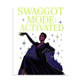 abstract female figure in dynamic pose surrounded by vibrant music energy Poster front view — Wandering With Pride