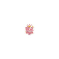 muscular figure illustration with 'HERE TO BRAG, NOT TO SHINK' text Sticker front view — Wandering With Pride