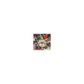 Cubist clock face with 'Demy, Defend' text and geometric shapes Sticker front view — Wandering With Pride