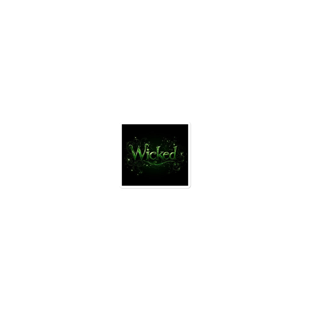 Illustration of Elphaba from the musical Wicked Sticker front view — Wandering With Pride