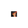 woman merging with fiery muse illustration Sticker front view — Wandering With Pride