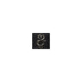 snake coiled around a skull illustration Sticker front view — Wandering With Pride