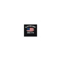 stylized American flag with 'REJECTING KINGS SINCE 1776' circular typography Sticker front view — Wandering With Pride