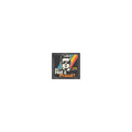 Illustrated man in sunglasses with 'Are you hot & proud?' text Sticker front view — Wandering With Pride