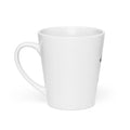 Monochromatic bearded man in flat cap Latte Mug front view — Wandering With Pride