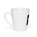 Graffiti-style 'BREEDABLE' typography Latte Mug front view — Wandering With Pride