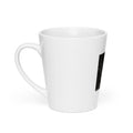 snake coiled around electrified structure illustration Latte Mug front view — Wandering With Pride