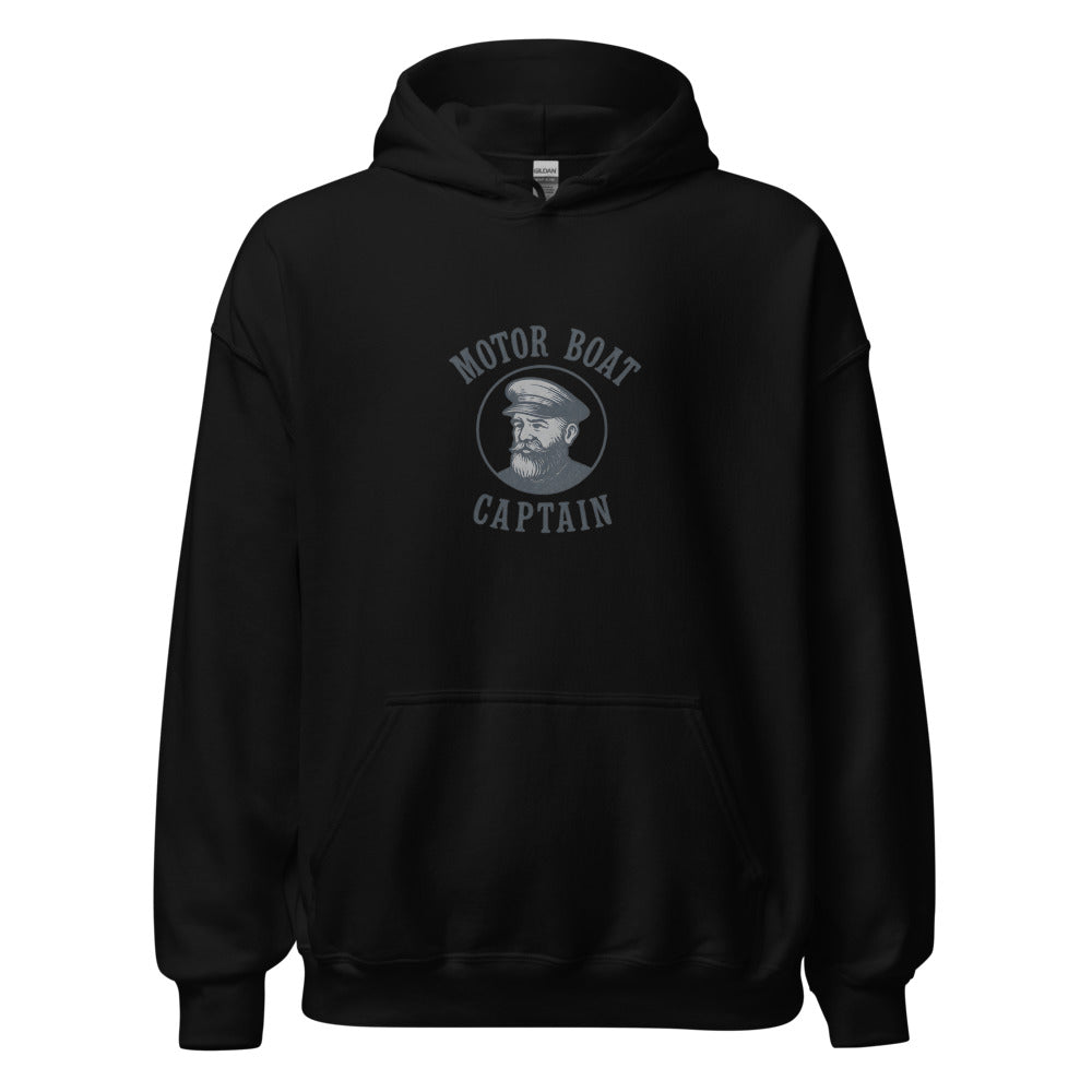 Monochromatic bearded man in flat cap Hoodie front view — Wandering With Pride