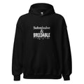 Typographic design 'Submissive & BREEDABLE' with drippy texture Hoodie front view — Wandering With Pride
