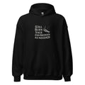 Burning bridge and torch illustration with 'Will Burn Sage and Bridges as Needed' text Hoodie front view — Wandering With Pride