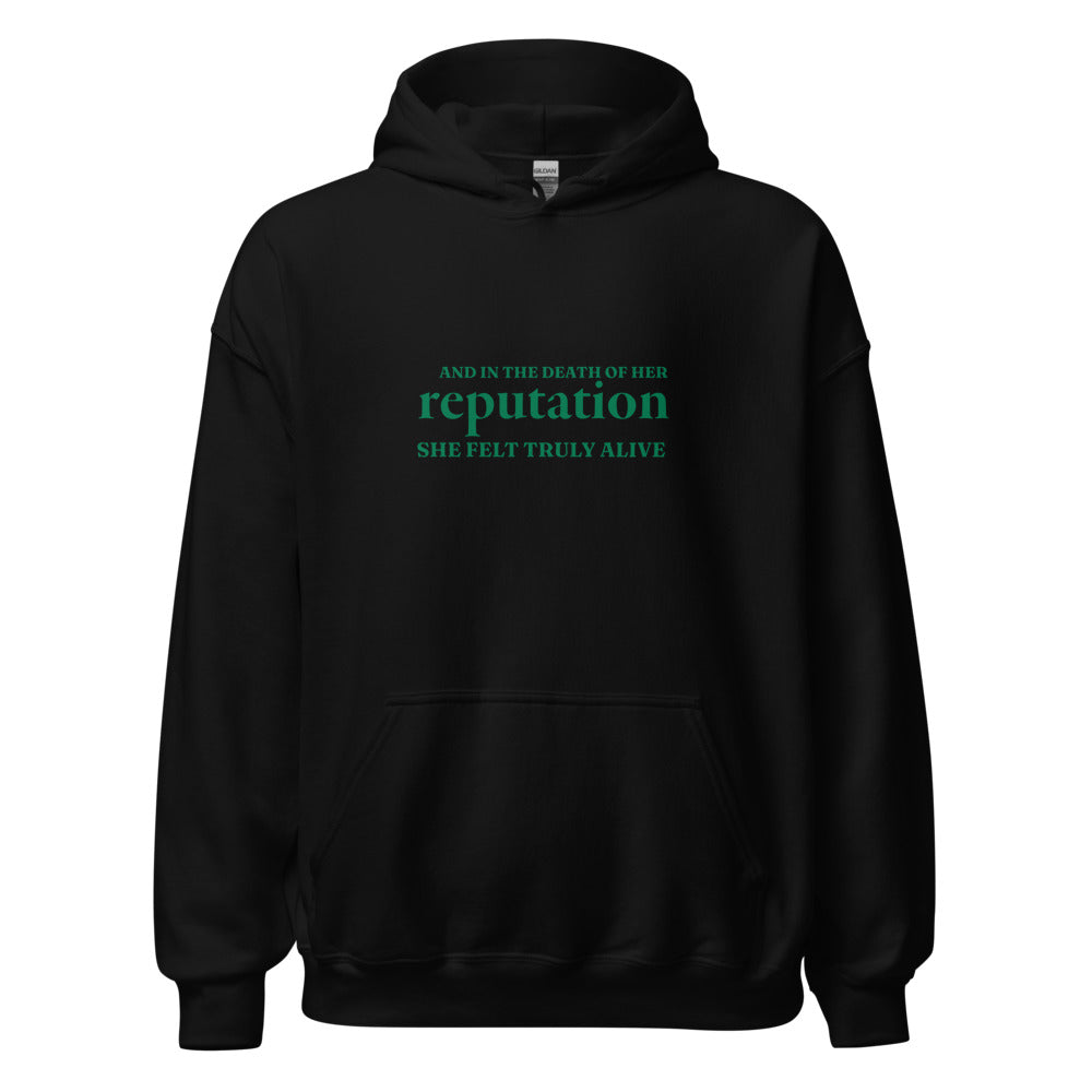 Quote from "Mepath" by The Blackout Hoodie front view — Wandering With Pride