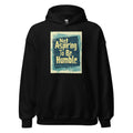 Not Aspiring to Be Humble typography Hoodie front view — Wandering With Pride
