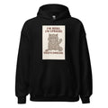 I'm here. I'm upright. That's enough. typography Hoodie front view — Wandering With Pride