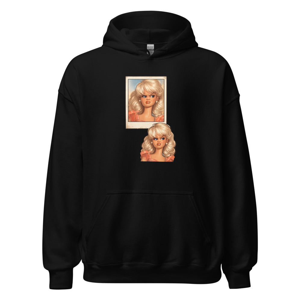 abstract geometric pattern with rainbow hues Hoodie front view — Wandering With Pride