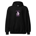 cartoon woman in kitchen holding ice block with slogan 'ICE melts in a melting pot' Hoodie front view — Wandering With Pride