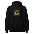 Cartoon characters destroying an ice cube labeled 'ICE' Hoodie front view — Wandering With Pride