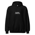 GOD FORBID A WHITE BOY CATCHES A VIBE typography Hoodie front view — Wandering With Pride