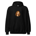 Abstract portrait of a woman with vivid blue eyes Hoodie front view — Wandering With Pride