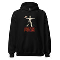 Monochromatic illustration of a man in a suit and fedora Hoodie front view — Wandering With Pride