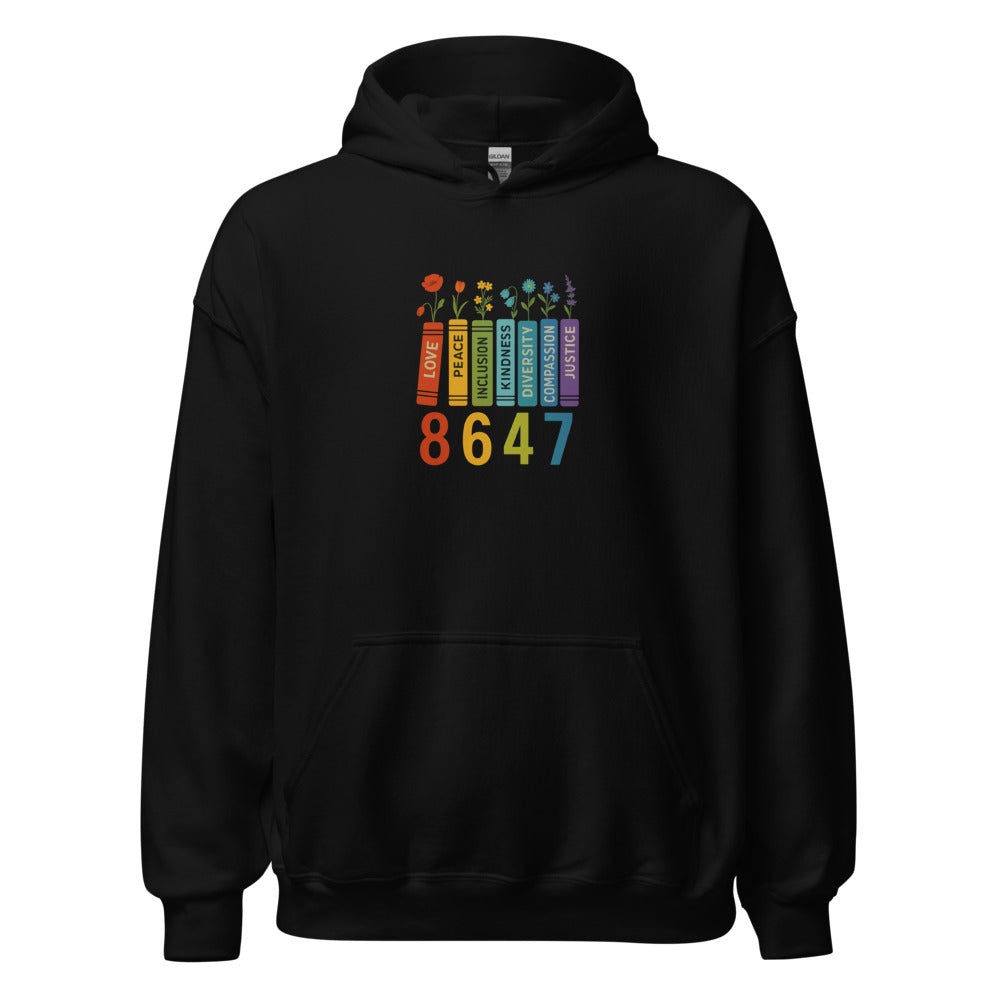 Timeline of years 2016–2061 Hoodie front view — Wandering With Pride