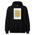 NOLITE TE BASTARDES CARBORUNDUM typography Hoodie front view — Wandering With Pride
