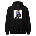 woman holding tote bag with text 'Might be wine. Might be dildes.' Hoodie front view — Wandering With Pride