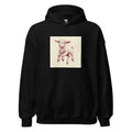 playful lamb illustration Hoodie front view — Wandering With Pride