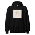 stylized hand-drawn globe illustration Hoodie front view — Wandering With Pride