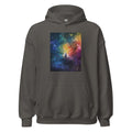 abstract swirling vortex of vibrant colors Hoodie front view — Wandering With Pride