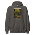 Mutant Seafood Nightmare restaurant poster with grotesque mutated seafood creature Hoodie front view — Wandering With Pride