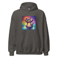 Raccoon emerging from a pot of stew Hoodie front view — Wandering With Pride