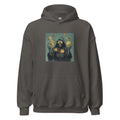 hooded skeleton illustration Hoodie front view — Wandering With Pride