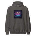 cartoon cat-bird hybrid illustration with 'WORLDS GAYEST EMPLOYEE' text Hoodie front view — Wandering With Pride