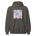 watercolor bouquet illustration with 'Not Aspiring to Be Humble' text Hoodie front view — Wandering With Pride