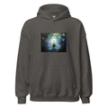 peacock illustration Hoodie front view — Wandering With Pride