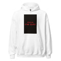 Pride typography Hoodie front view — Wandering With Pride